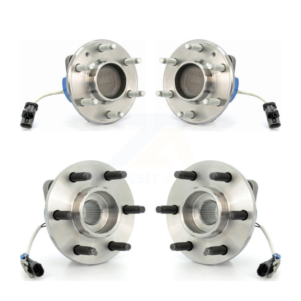 Front Rear Wheel Bearing & Hub Assembly Kit For Cadillac CTS SRX STS