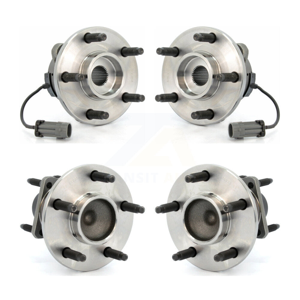 Front Rear Wheel Bearing Hub Assembly Kit For Chevrolet Cobalt HHR Saturn Ion G5
