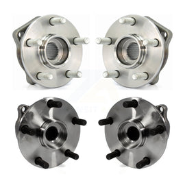 Front Rear Wheel Bearing & Hub Assembly Kit For Subaru Impreza