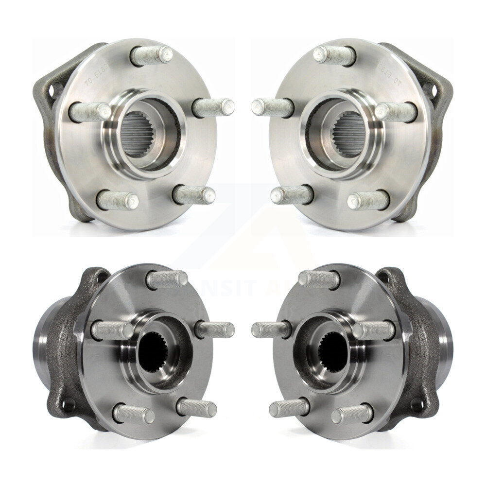 Front Rear Wheel Bearing & Hub Assembly Kit For Subaru Impreza Forester XV