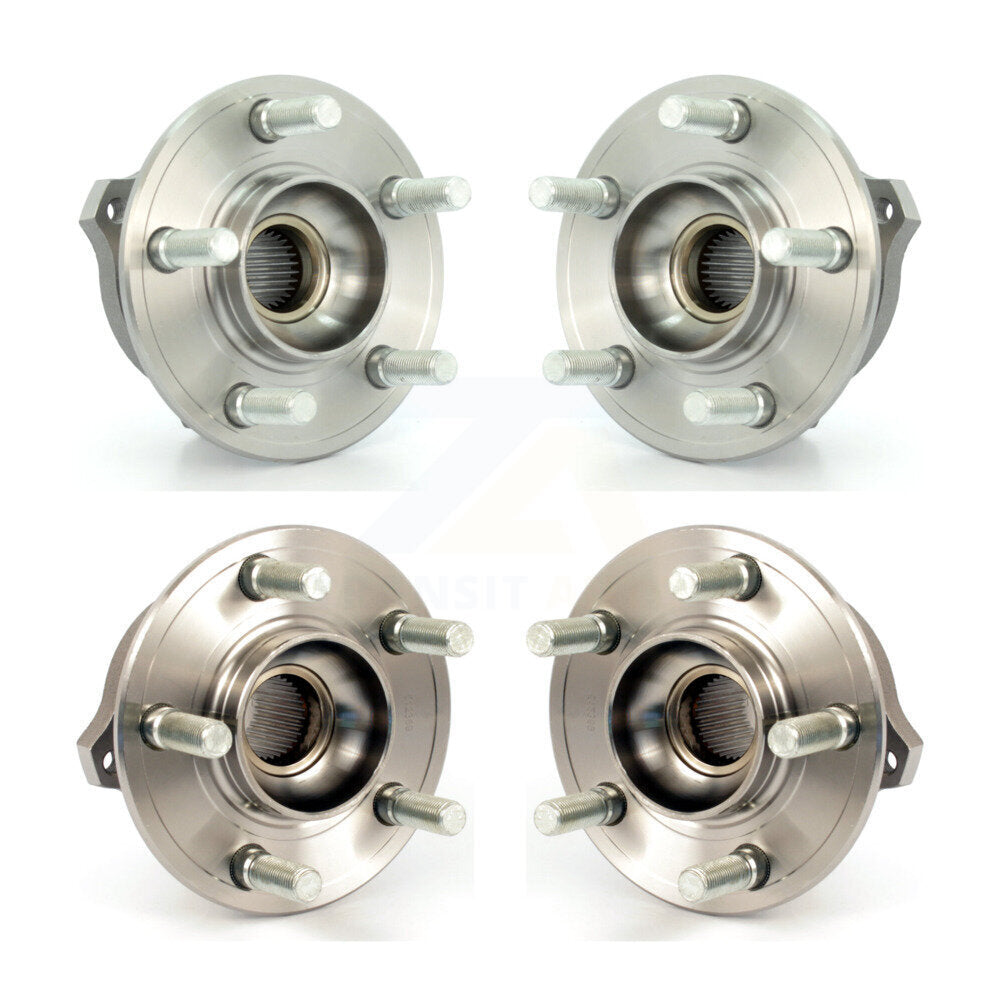 Front Rear Wheel Bearing & Hub Assembly Kit For Dodge Charger Chrysler 300 AWD