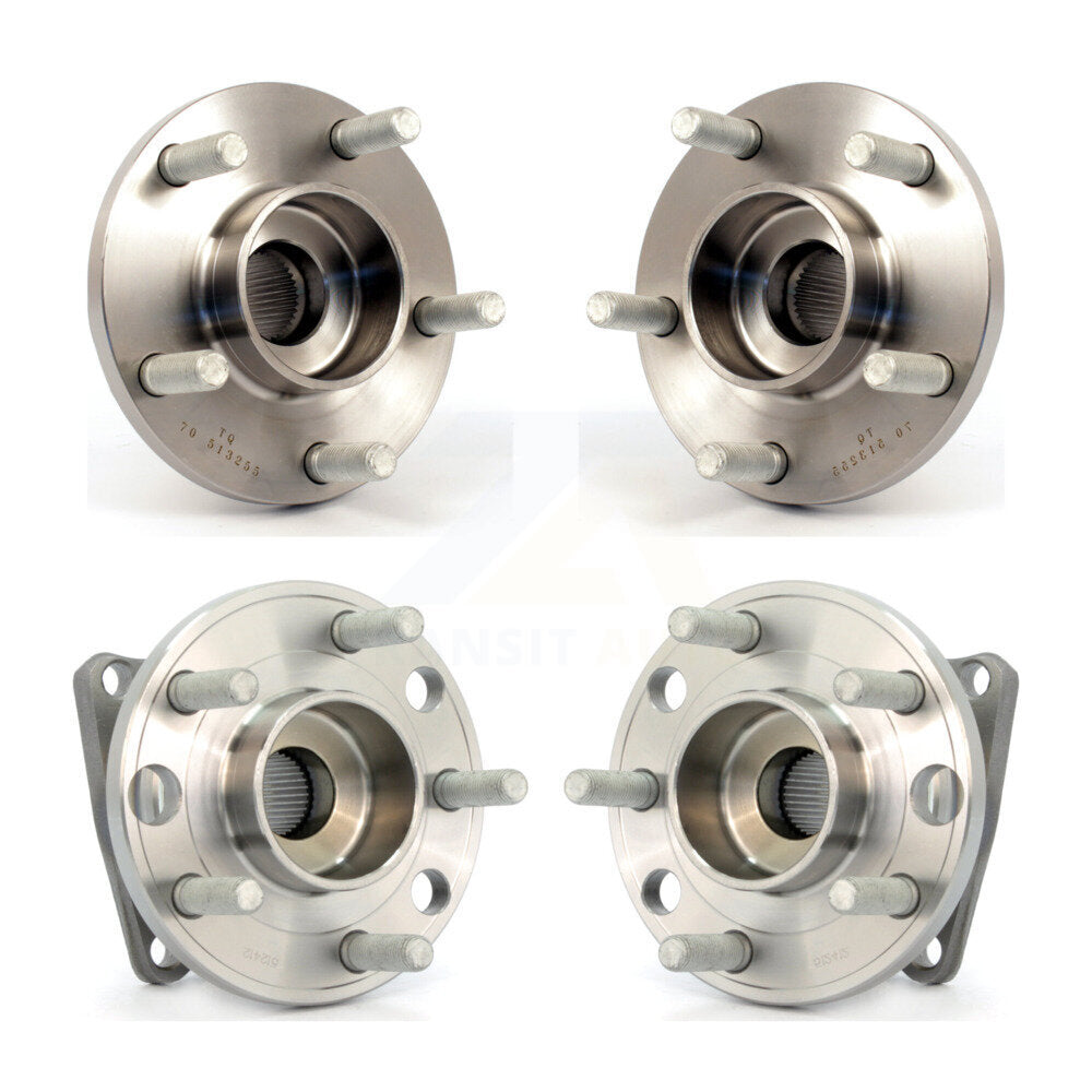 Front Rear Wheel Bearing & Hub Assembly Kit For 2005-2010 Volvo S40 V50 AWD