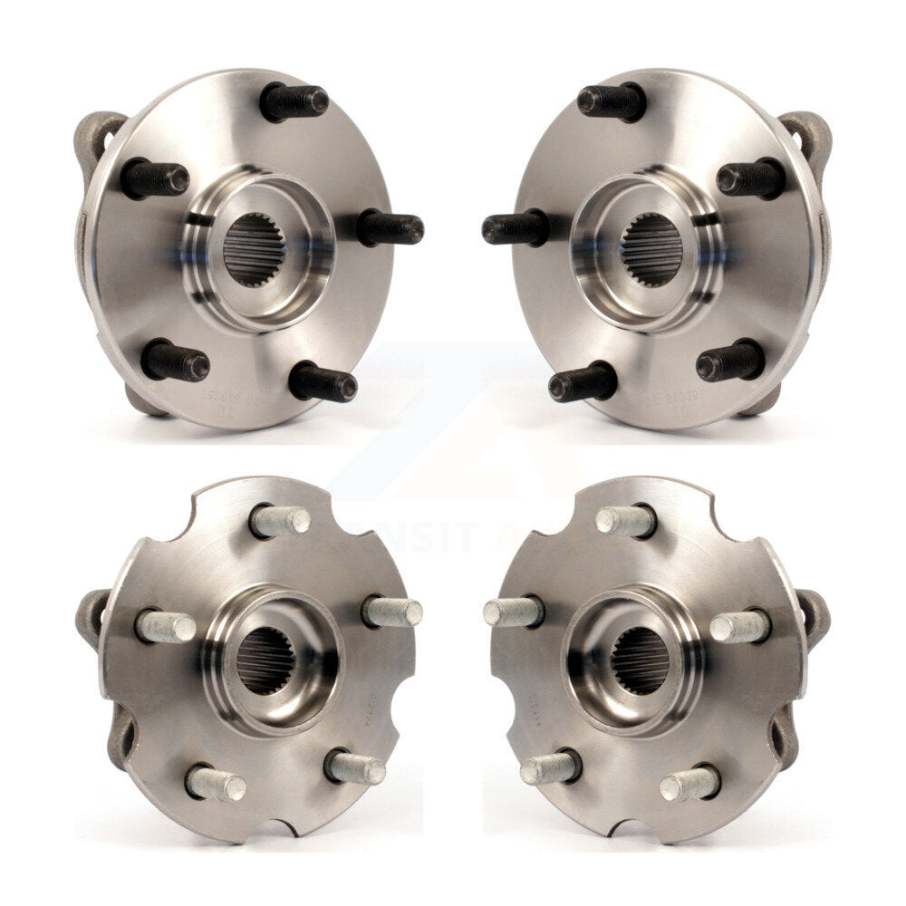 Front Rear Wheel Bearing & Hub Assembly Kit For Toyota RAV4
