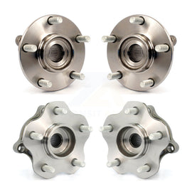Front Rear Wheel Bearing & Hub Assembly Kit For 2008-2013 Nissan Rogue AWD