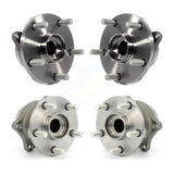 Front Rear Wheel Bearing & Hub Assembly Kit For Subaru Impreza WRX STI