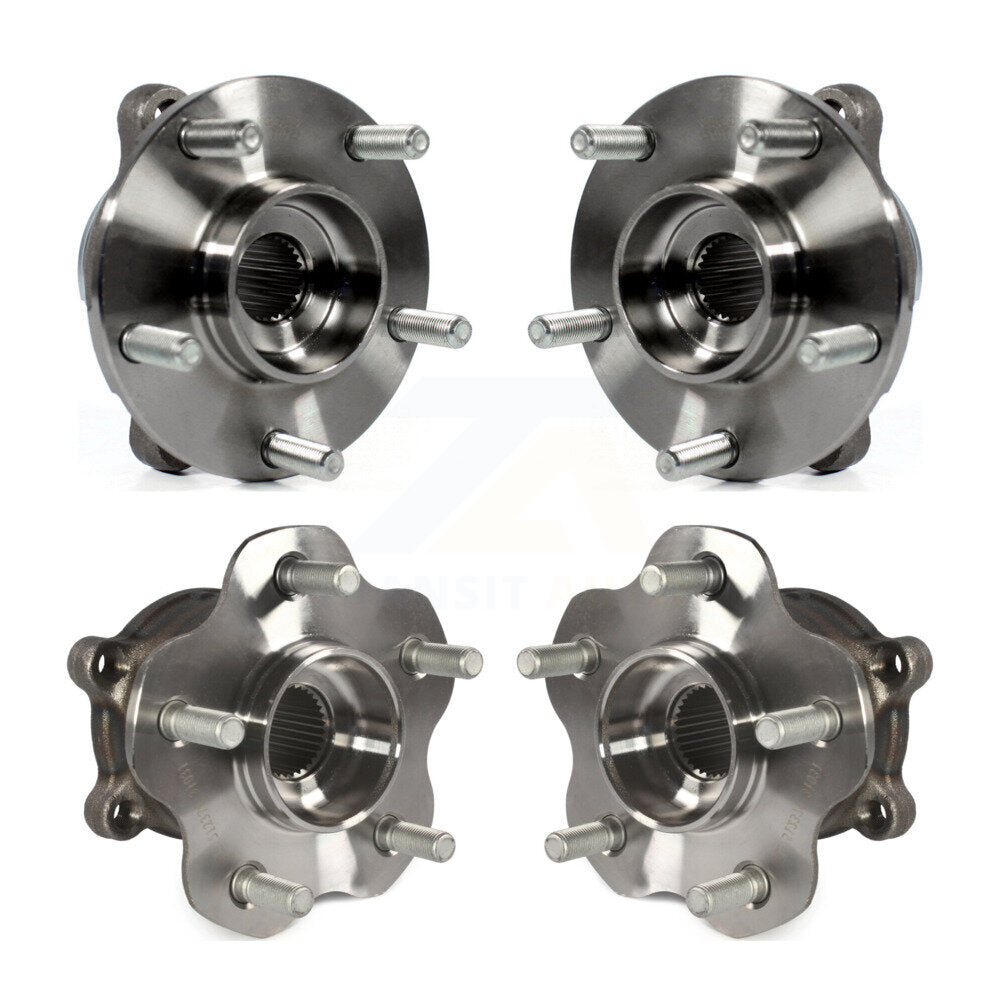 Front Rear Wheel Bearing Hub Assembly Kit For INFINITI G37 Q50 QX50 EX35 G35 M37