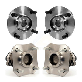 Front Rear Wheel Bearing & Hub Assembly Kit For Nissan Versa