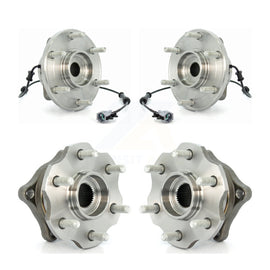 Front Rear Wheel Bearing & Hub Assembly Kit For Nissan Armada With Internal ABS
