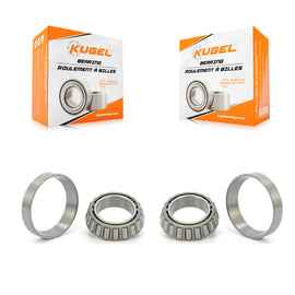 Front Inner Wheel Bearing Race Pair For Chevrolet Dodge C1500 GMC Ram 2500 C3500