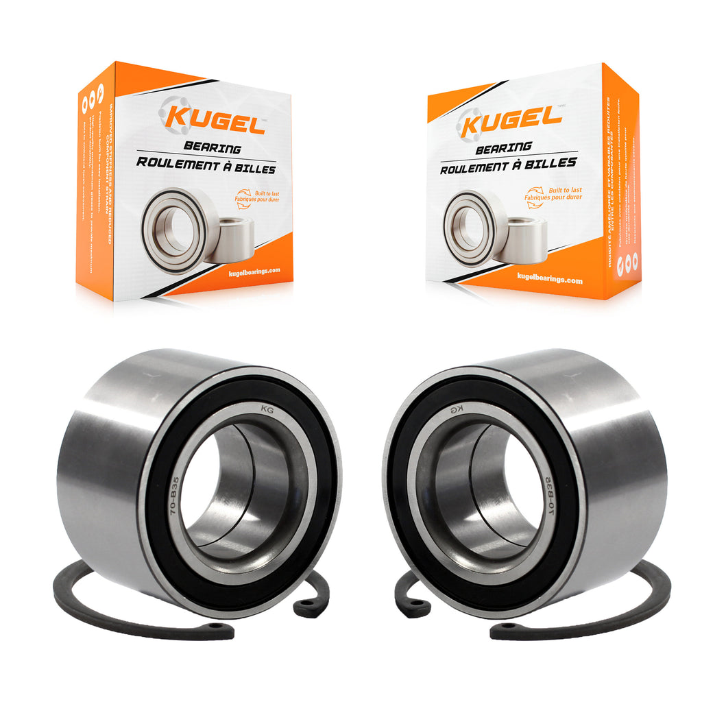 Front Inner Wheel Bearing Pair For Spectrum Chevrolet Isuzu I-Mark Geo Pontiac