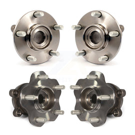 Front Rear Wheel Bearing Hub Assembly Kit For 2014-2015 Nissan Rogue Select AWD