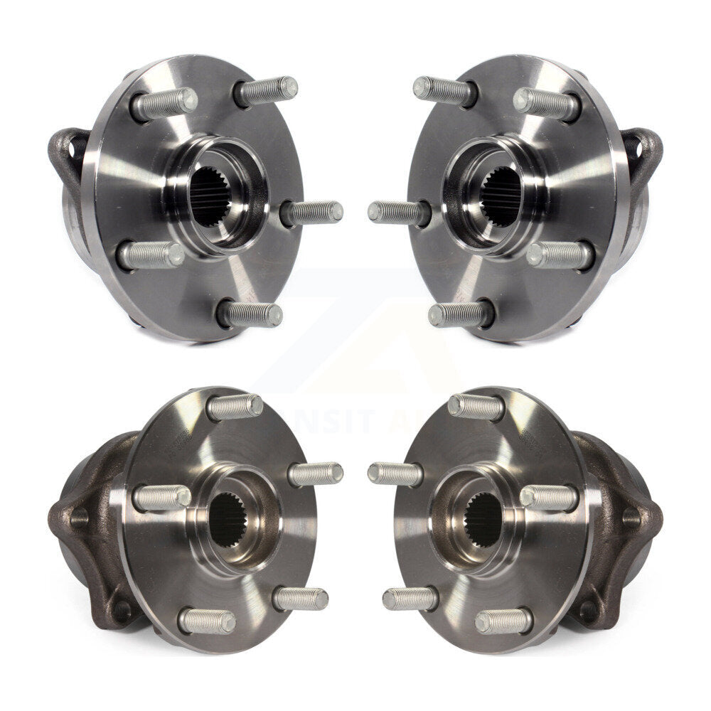 Front Rear Wheel Bearing & Hub Assembly Kit For Subaru Outback Legacy Forester