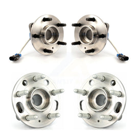 Front Rear Wheel Bearing & Hub Assembly Kit For 2010 Buick Allure