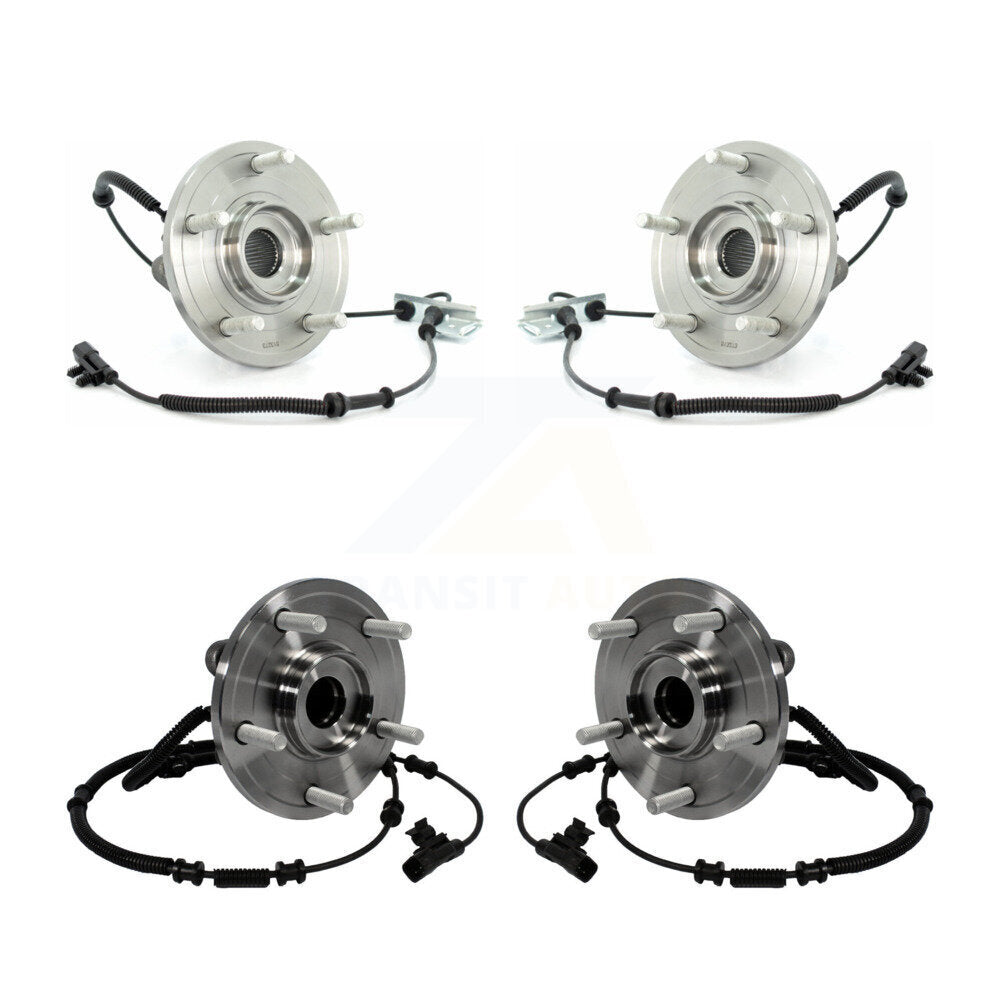 Front Rear Wheel Bearing & Hub Assembly Kit For 2012 Volkswagen Routan