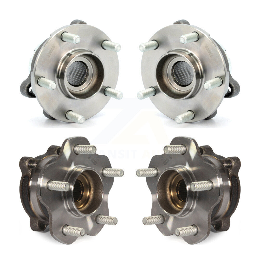 Front Rear Wheel Bearing Hub Assembly Kit For Nissan Pathfinder Murano INFINITI
