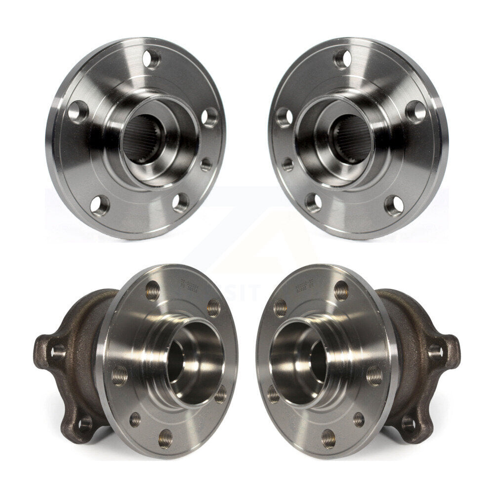 Front Rear Wheel Bearing & Hub Assembly Kit For 2010-2017 Volvo XC60 AWD