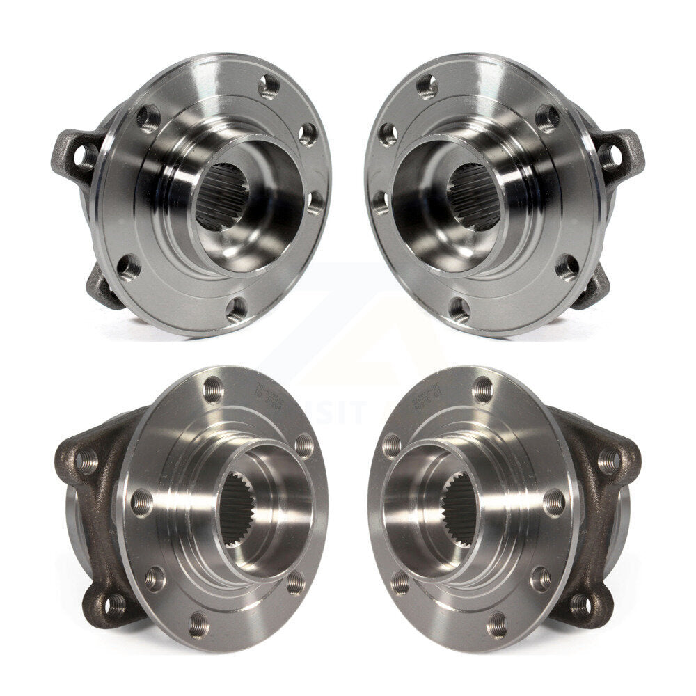 Front Rear Wheel Bearing & Hub Assembly Kit For Jeep Cherokee