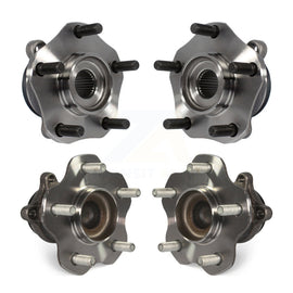 Front Rear Wheel Bearing & Hub Assembly Kit For 2013-2019 Nissan Sentra