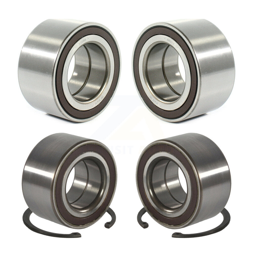 Front Rear Wheel Bearing Kit For 2006-2014 Honda Ridgeline