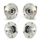 Front Rear Wheel Bearing & Hub Assembly Kit For 2007-2010 Volkswagen Golf City K70-101446