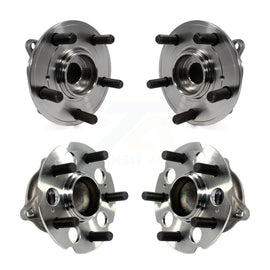 Front Rear Wheel Bearing & Hub Assembly Kit For 2011-2017 Honda Odyssey