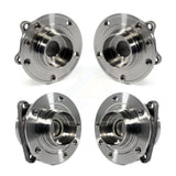Front Rear Wheel Bearing & Hub Assembly Kit For 2015-2017 Chrysler 200 FWD