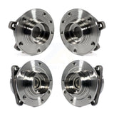 Front Rear Wheel Bearing & Hub Assembly Kit For 2014-2022 Jeep Cherokee FWD