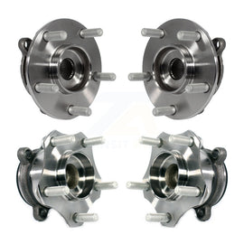 Front Rear Wheel Bearing & Hub Assembly Kit For Mazda 3 Sport