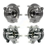 Front Rear Wheel Bearing & Hub Assembly Kit For Mazda 3 Sport
