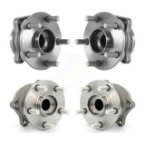 Front Rear Wheel Bearing & Hub Assembly Kit For Subaru Crosstrek