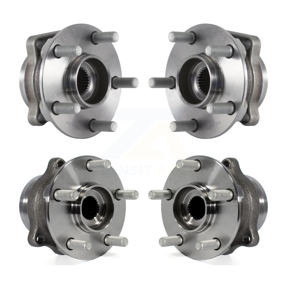 Front Rear Wheel Bearing Hub Assembly Kit For Subaru Forester Crosstrek Impreza