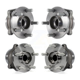 Front Rear Wheel Bearing Hub Assembly Kit For Subaru Forester Crosstrek Impreza