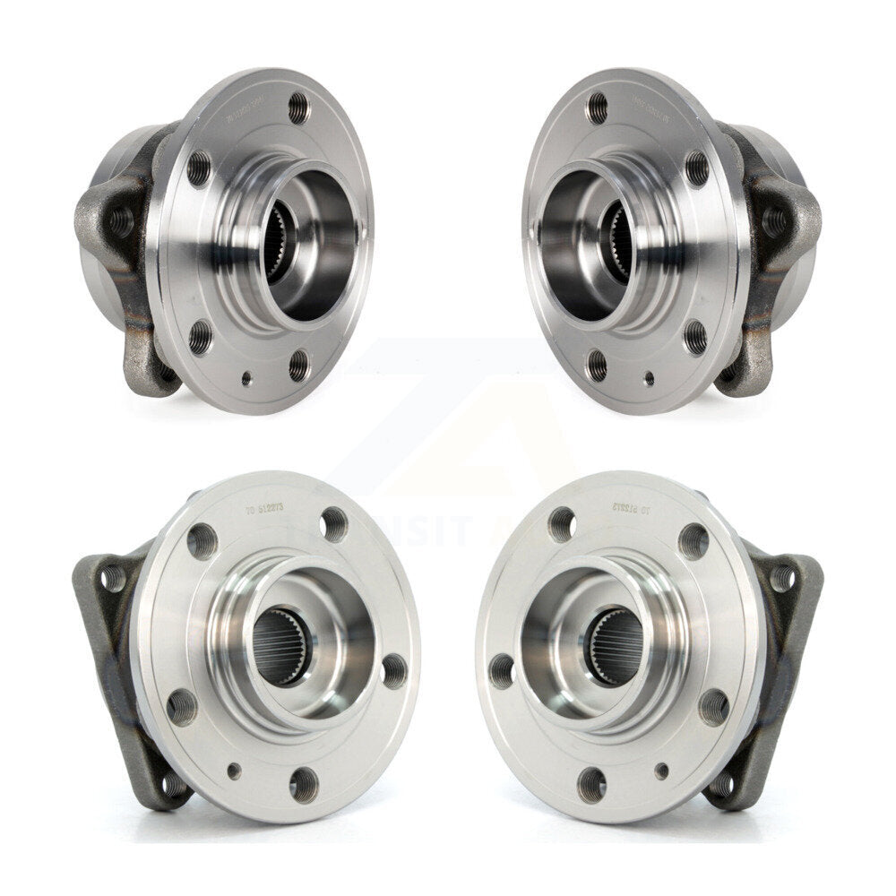 Front Rear Wheel Bearing & Hub Assembly Kit For Volvo XC90 AWD