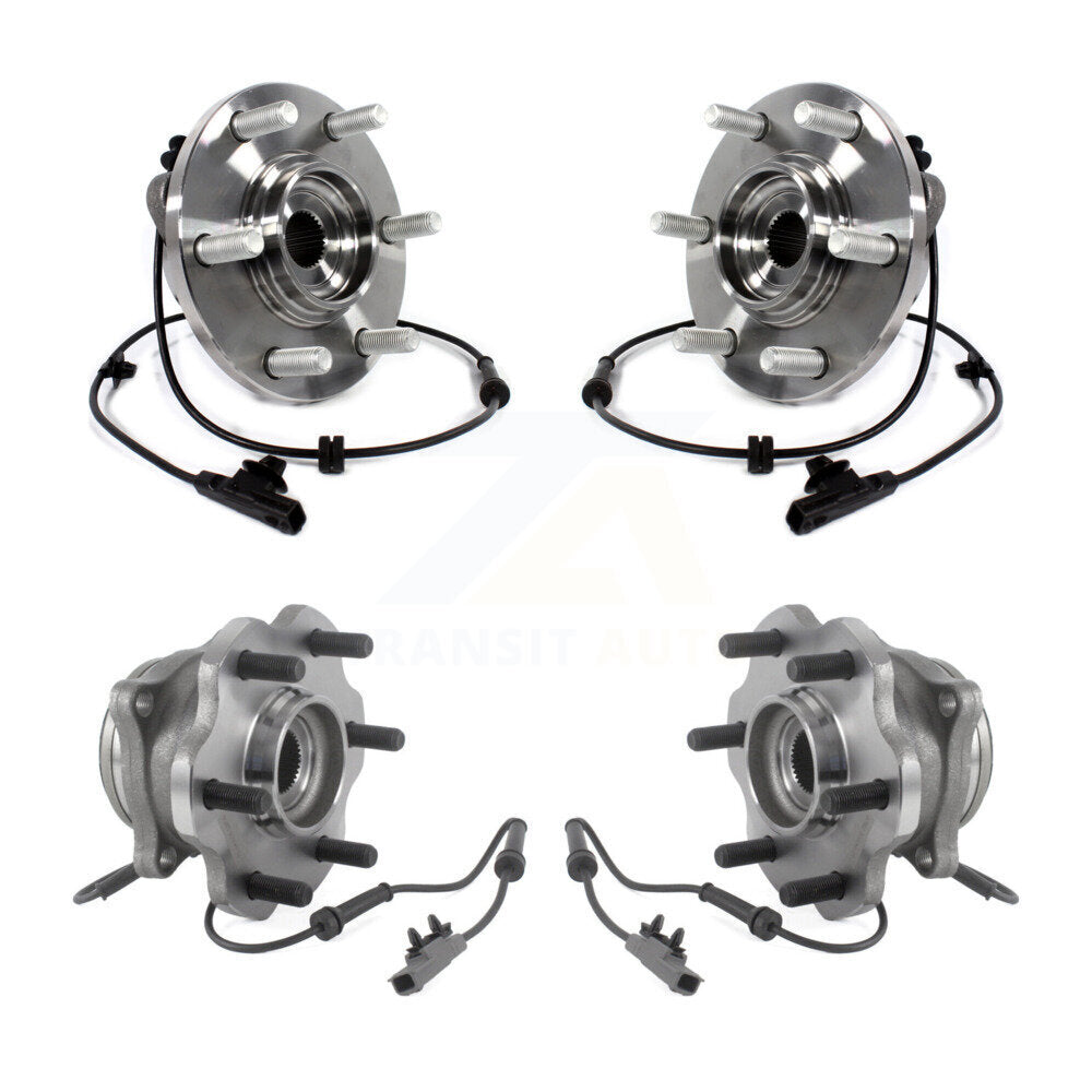 Front Rear Wheel Bearing & Hub Assembly Kit For INFINITI Nissan Armada QX80 QX56