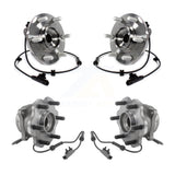 Front Rear Wheel Bearing & Hub Assembly Kit For INFINITI Nissan Armada QX80 QX56