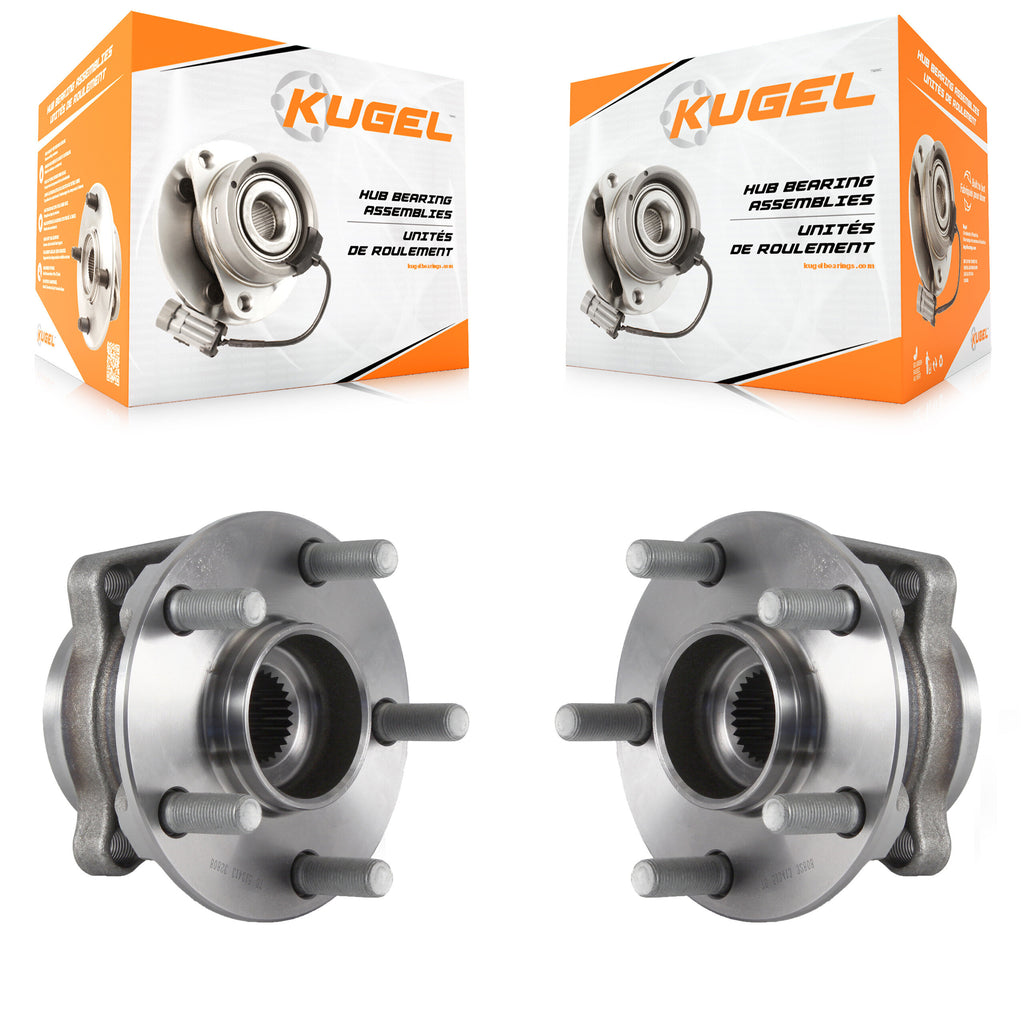 Front Wheel Bearing & Hub Assembly Pair For Subaru Forester Crosstrek Impreza XV