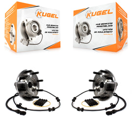 Front Wheel Bearing And Hub Assembly Pair For Ford F-250 Super Duty F-350 F-450