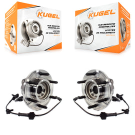 Front Wheel Bearing And Hub Assembly Pair For 2009-2010 Hummer H3 H3T