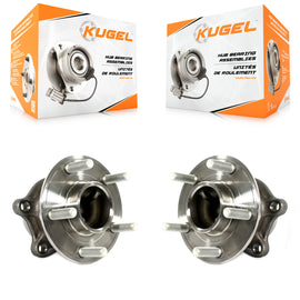 Rear Wheel Bearing And Hub Assembly Pair For Ford Focus With Parking Assist