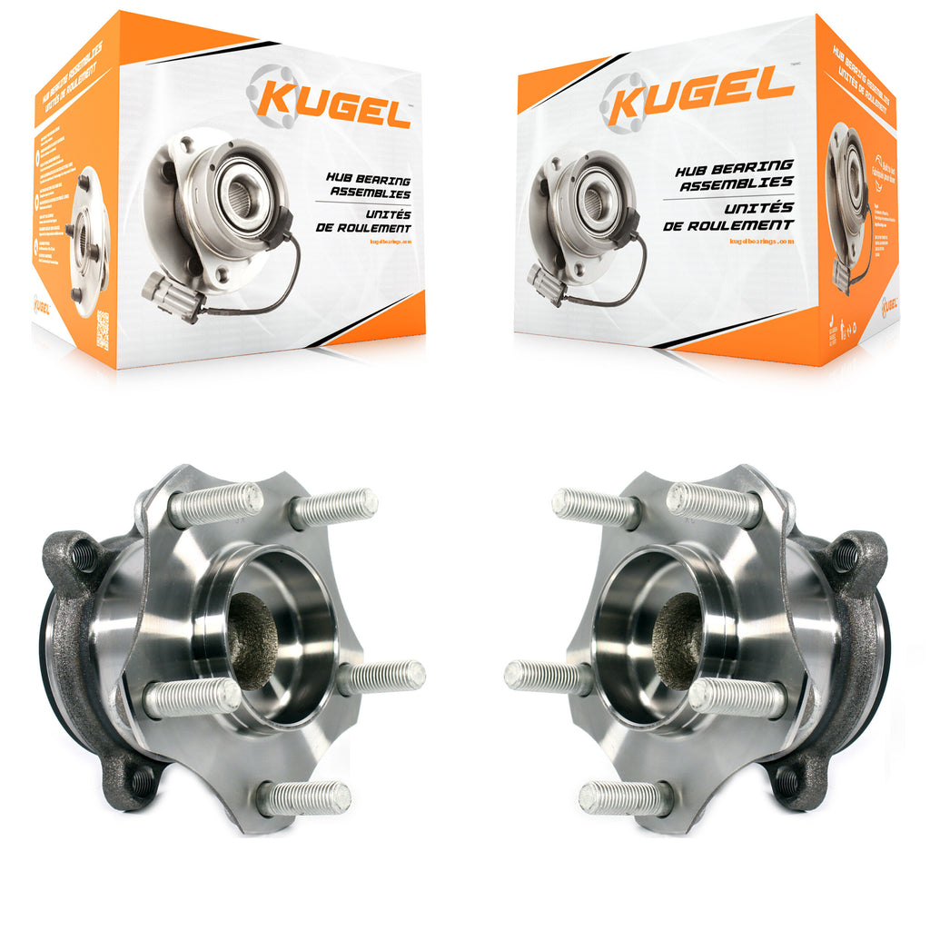Rear Wheel Bearing And Hub Assembly Pair For 2014-2018 Mazda 3 Sport