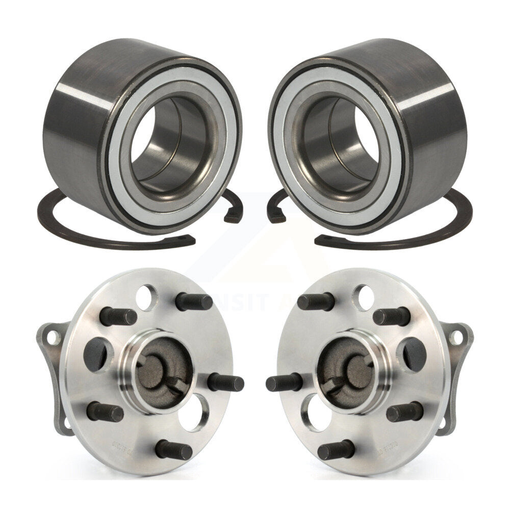 Front Rear Wheel Bearing And Hub Assembly Kit For Toyota Camry Avalon Solara