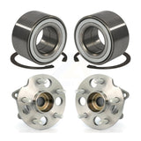 Front Rear Wheel Bearing And Hub Assembly Kit For 2001-2005 Toyota RAV4 AWD