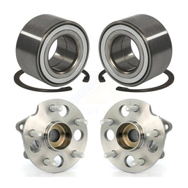 Front Rear Wheel Bearing And Hub Assembly Kit For 2001-2005 Toyota RAV4 AWD