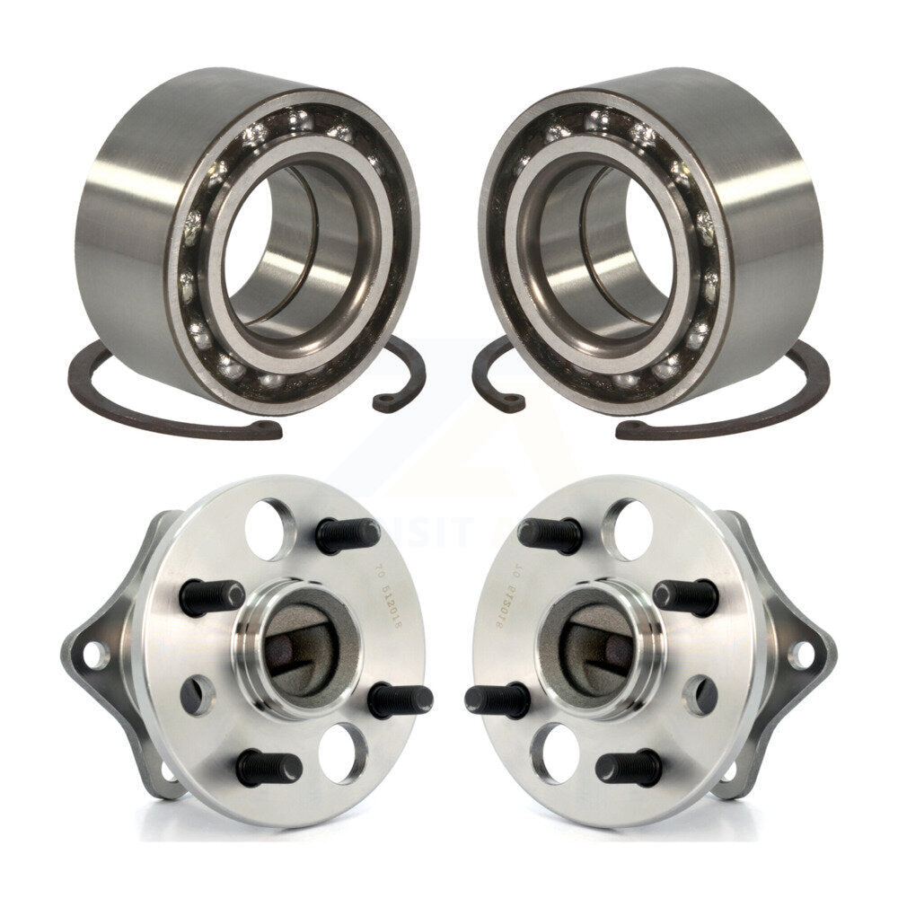 Front Rear Wheel Bearing Hub Assembly Kit For Toyota Corolla Prizm Chevrolet Geo