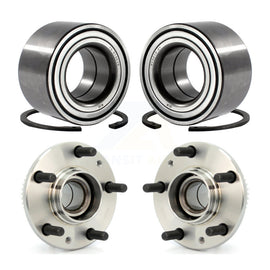 Front Rear Wheel Bearing & Hub Assembly Kit For Ford Fusion Mazda 6 Lincoln MKZ