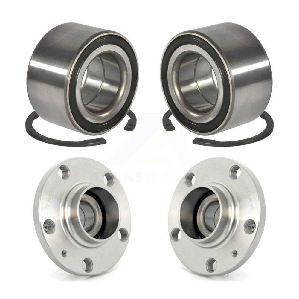 Front Rear Wheel Bearing Hub Assembly Kit For Volkswagen Jetta Beetle Golf Audi