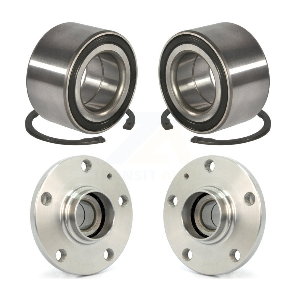 Front Rear Wheel Bearing & Hub Assembly Kit For 2005 Volkswagen Jetta 2nd Design