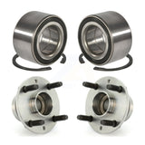 Front Rear Wheel Bearing Hub Assembly Kit For Ford Escort Mazda Protege Mercury