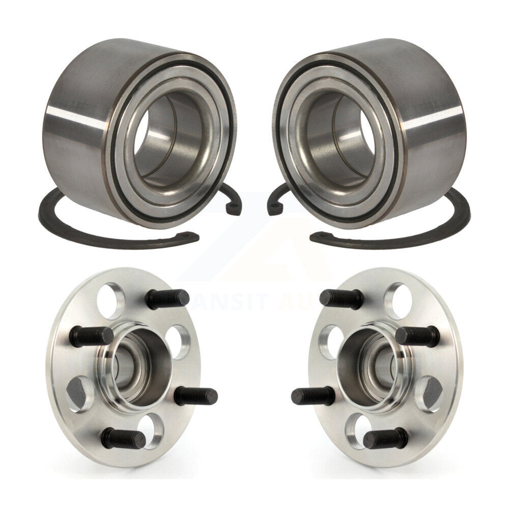 Front Rear Wheel Bearing And Hub Assembly Kit For Honda Civic del Sol Acura EL