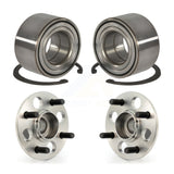 Front Rear Wheel Bearing And Hub Assembly Kit For Honda Civic del Sol Acura EL